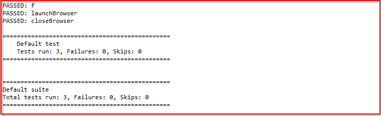 console window