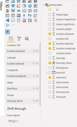 data variables