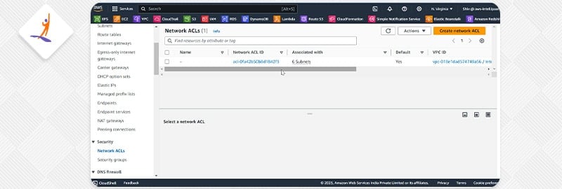 Creating a Network ACL