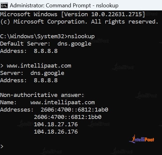 NSLOOKUP
